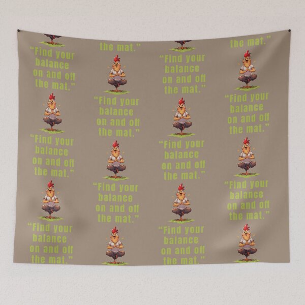 Item preview, FIND YOUR BALANCE ON AND OFF THE MAT, YOGA QUOTES designed and sold by La Loca.