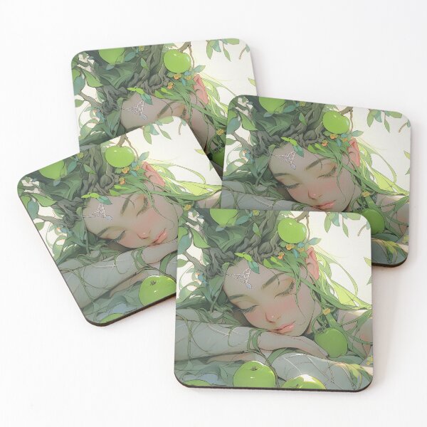 Item preview, Ethereal Tranquility Elf Anime Girl designed and sold by bubblegoth.