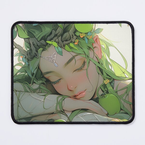 Item preview, Ethereal Tranquility Elf Anime Girl designed and sold by bubblegoth.