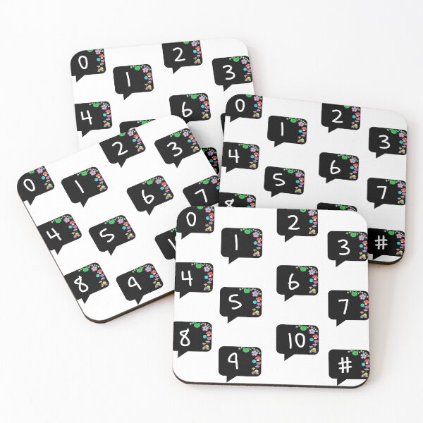 Item preview, Number Message Bubble Pack designed and sold by notastranger.