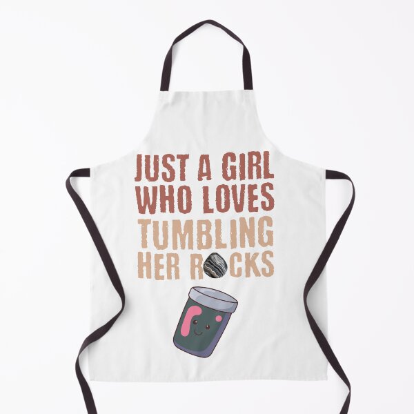 Item preview, Just A Girl Who Loves Tumbling Her Rocks Minimalist Graphic Design designed and sold by MoeTiff.