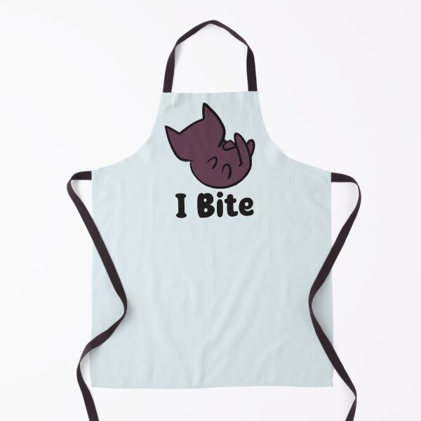 Item preview, I Bite Purple Playful Cat designed and sold by Skull Fern.