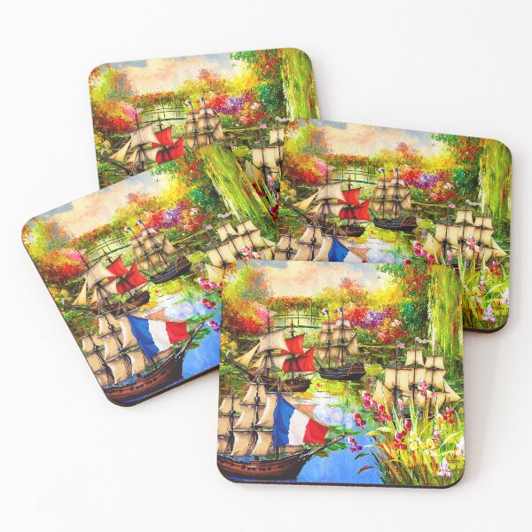 Item preview, Monet Pond - With toy ships designed and sold by KLDprods.