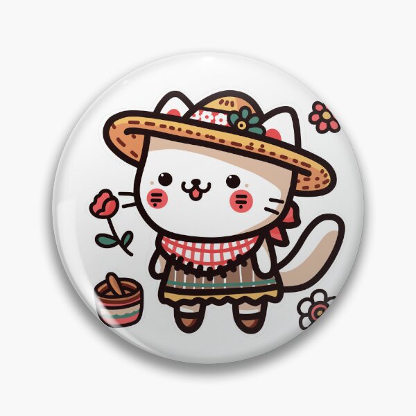 Item preview, KittyKat - Cute Smiley Cat with A Hat designed and sold by KittyKatCats.