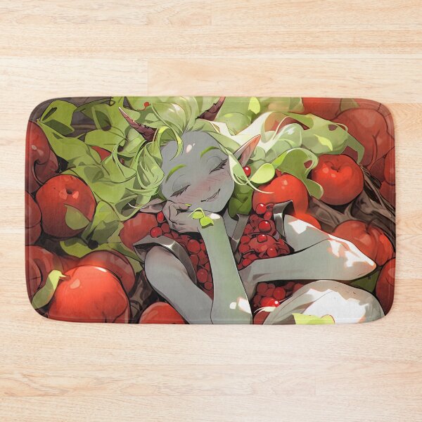 Item preview, Whimsical Apple Orchard Anime Girl designed and sold by bubblegoth.