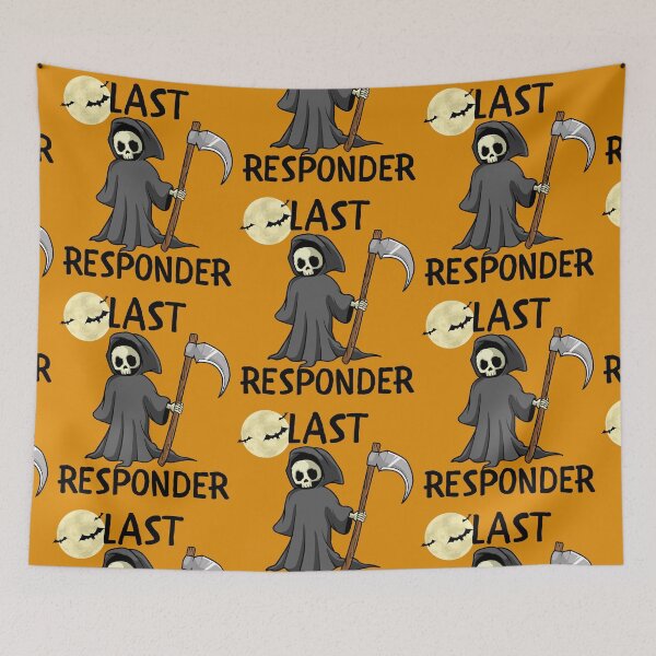 Item preview, Last responder cute grim reaper halloween designed and sold by Lady-Frost.