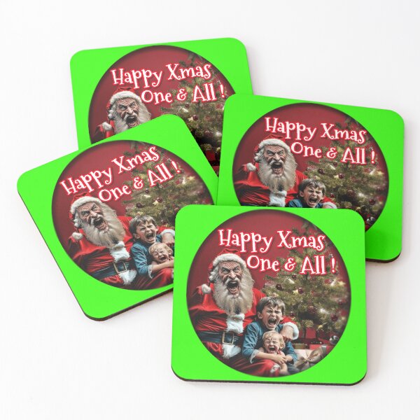 Item preview, Happy Xmas One & All - Christmas SANTA Humor designed and sold by Pickle Wicked Designs.