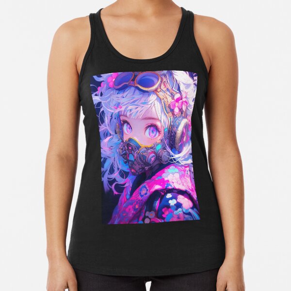 Item preview, Anime cyberpunk girl designed and sold by iWallGlow.