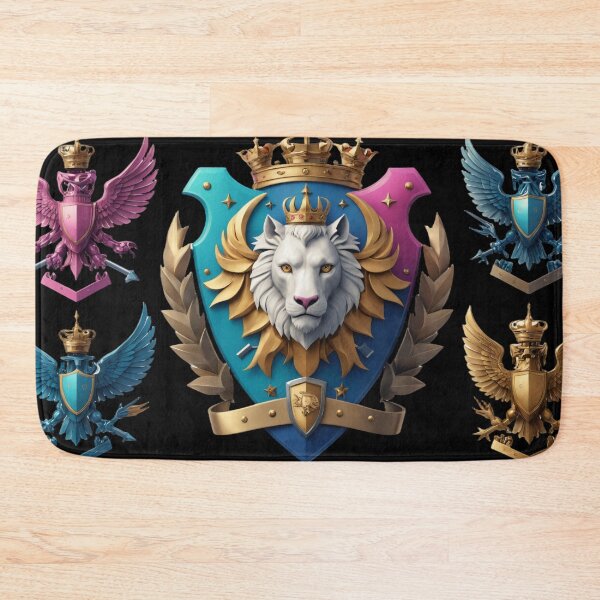 Item preview, Futuristic Heraldry: Medieval Coats of Arms Reimagined with Modern Whimsy designed and sold by subhamkapoor.