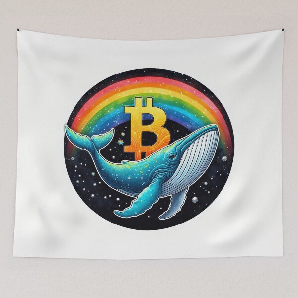 Item preview, Crypto Humpback Whale in Rainbowcore designed and sold by Mechanical-Artt.