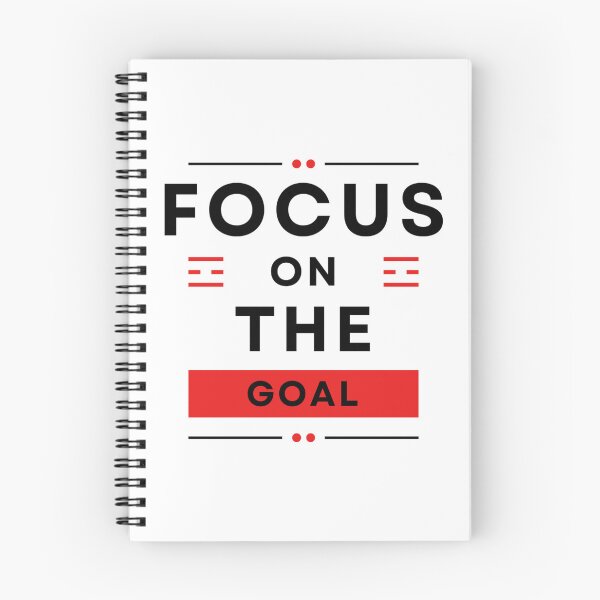Item preview, FOCUS ON THE GOAL - motivation/inspiration quotes designed and sold by TishCO.
