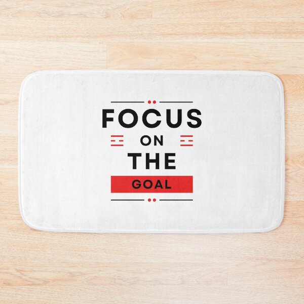 Item preview, FOCUS ON THE GOAL - motivation/inspiration quotes designed and sold by TishCO.