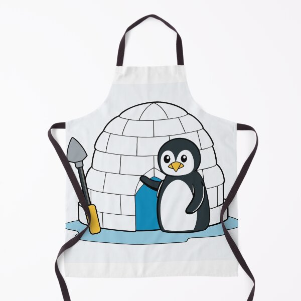 Item preview, Igloo-Building Penguin designed and sold by omerfdln34.