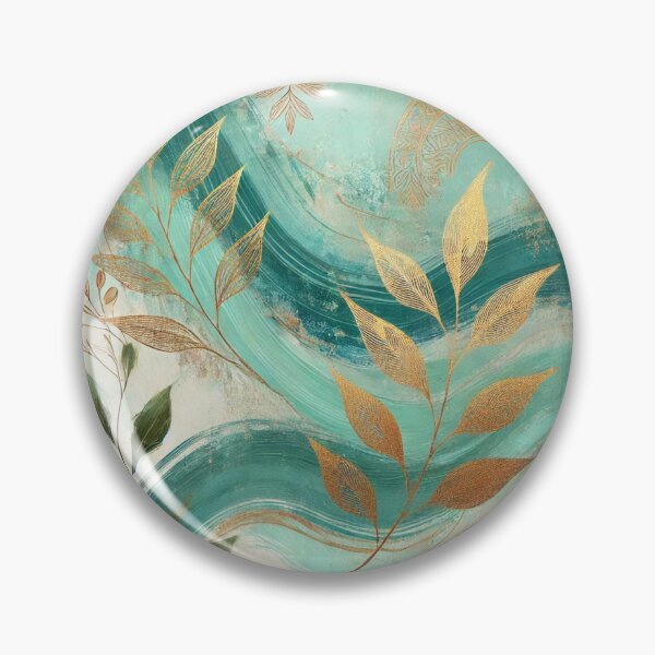 Item preview, Abstract Golden leaf Artwork Style 3 designed and sold by Dream Bloom Gallery.