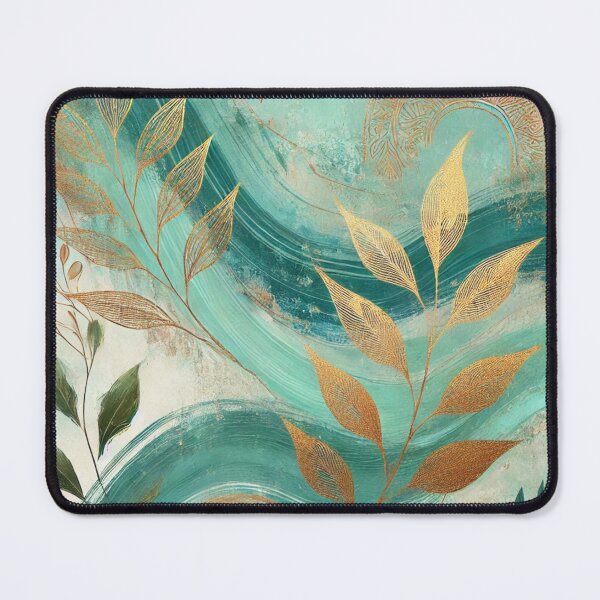 Item preview, Abstract Golden leaf Artwork Style 3 designed and sold by Dream Bloom Gallery.