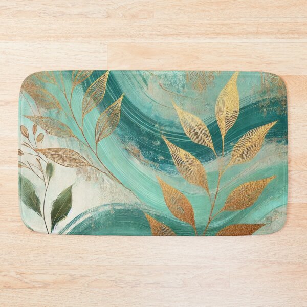 Item preview, Abstract Golden leaf Artwork Style 3 designed and sold by Dream Bloom Gallery.