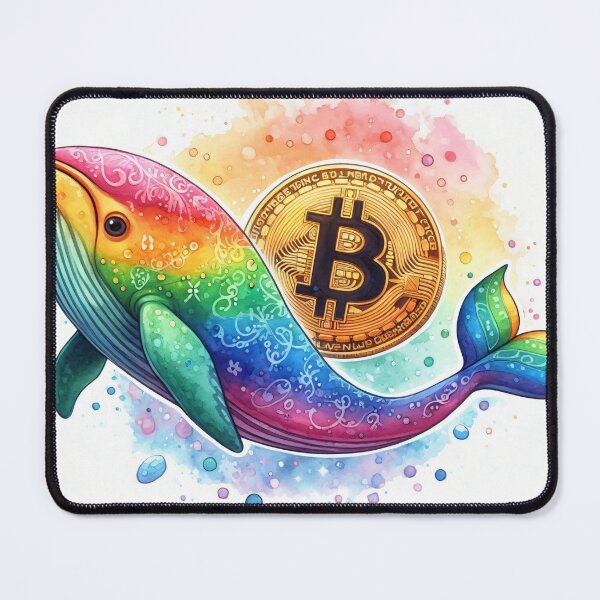 Item preview, Crypto Humpback Whale in Rainbowcore designed and sold by Mechanical-Artt.