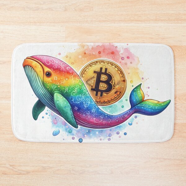 Item preview, Crypto Humpback Whale in Rainbowcore designed and sold by Mechanical-Artt.