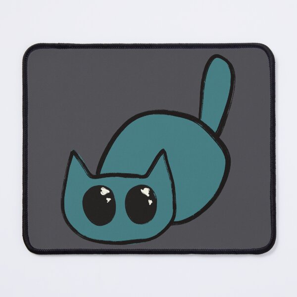 Item preview, Teal Kitty Cat designed and sold by Skull Fern.