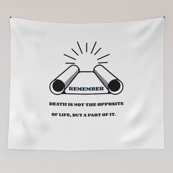 Item preview, Death Is Life’s Companion, Not Its Opposite designed and sold by EngagingLayout.