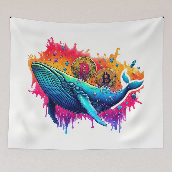 Item preview, Playful Humpback Whale in Rainbowcore designed and sold by Mechanical-Artt.