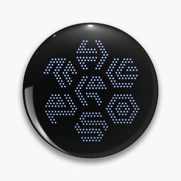 Aperçu de l'œuvre Police de caractères LED hexagonale abstraite : les avantages (Edit 1) créée et vendue par SnedLab.