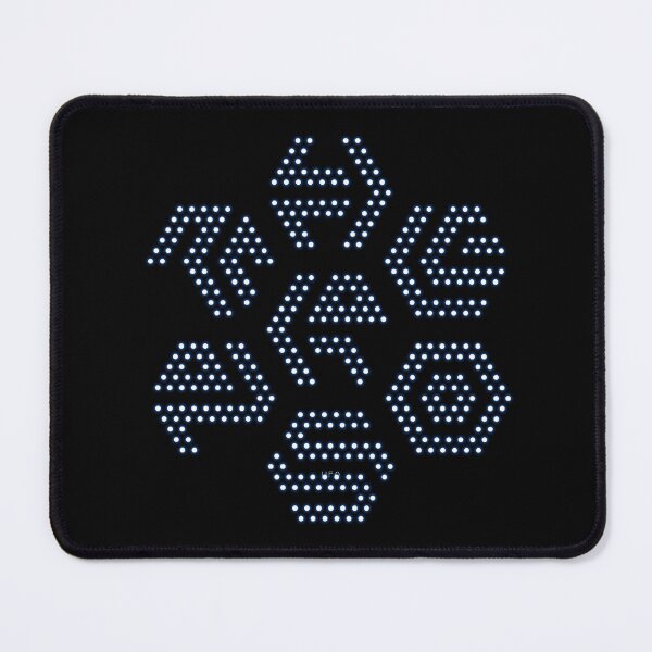 Item preview, Abstract hexagonal LED typeface: The Pros (Edit 1) designed and sold by SnedLab.