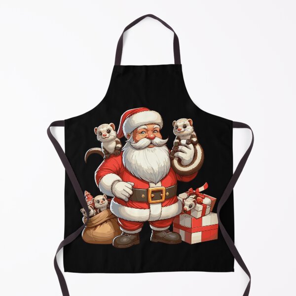 Item preview, American Santa Claus Holding Mongoose Present Xmas designed and sold by Artistoos.