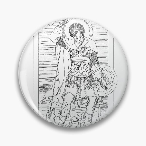 Item preview, The Holy Dragon Slayer designed and sold by Invisigoth's Illustrations.