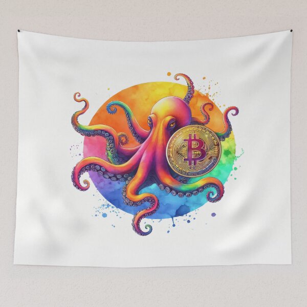 Item preview, Crypto Octopus in Rainbowcore designed and sold by Mechanical-Artt.