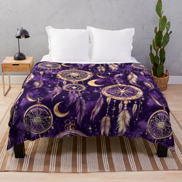 Item preview, Celestial Dreamcatchers: Purple Cosmic Vibes designed and sold by Margival.