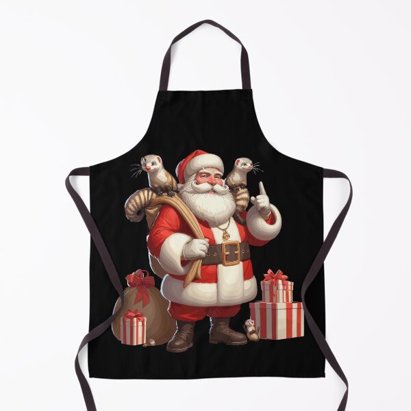 Item preview, American Santa Claus Holding Mongoose Present Xmas designed and sold by Artistoos.