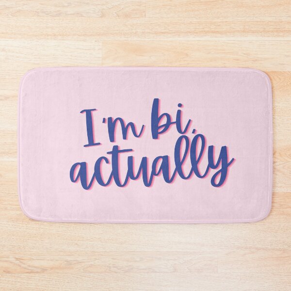 Item preview, Heartstop Quote I'm Bi Actually designed and sold by baranskini.