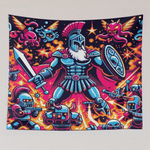 Item preview, Hephaestus’ Mech Army vs. Exploding Fruit Demons– Perfect Gift designed and sold by Imaginarium of Chaos falcon88 .