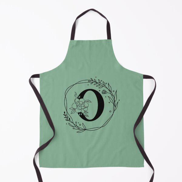 Item preview, O Botanical Monogram, Monogram O, Letter O designed and sold by Spike The Punch Design Co..