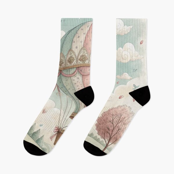 Item preview, Cute vintage flying bolan and landscape image designed and sold by catcraftss.