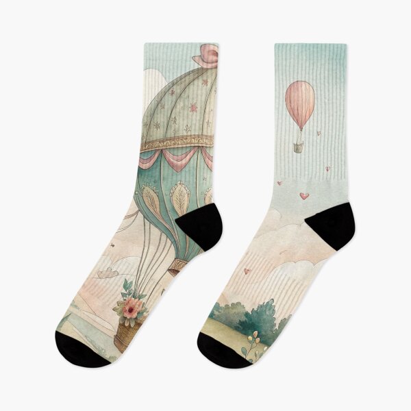 Item preview, Cute vintage flying bolan and landscape image designed and sold by catcraftss.