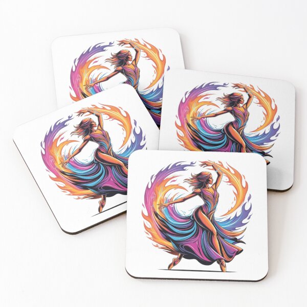 Item preview,  Fiery Grace: Mystic Dance of Flames designed and sold by artistmagicshop.