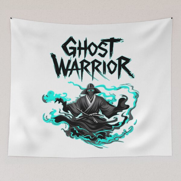 Item preview, Ghost Warrior With Shadow Darkness Design designed and sold by GesparHouse.