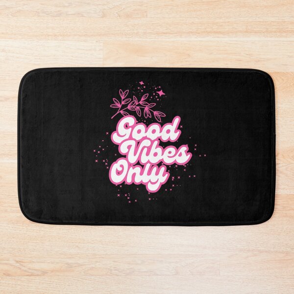 Item preview, GOOD VIBES ONLY - PINK GLOW - motivational/inspirational quotes designed and sold by TishCO.