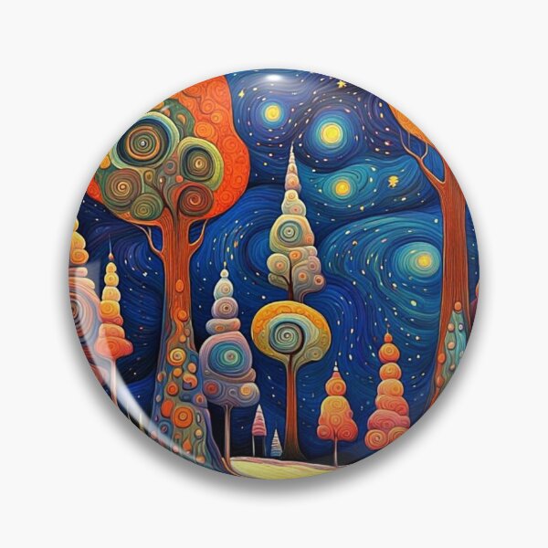Item preview, The Enchanted Forest in Starlight designed and sold by George Hutton Hunter.