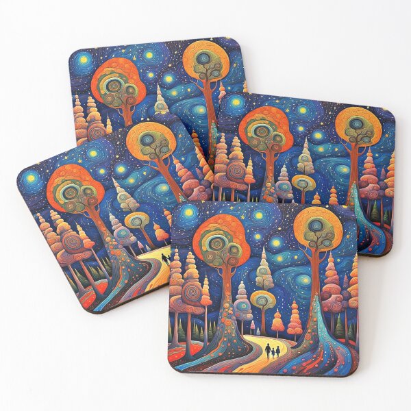 Item preview, The Enchanted Forest in Starlight designed and sold by George Hutton Hunter.