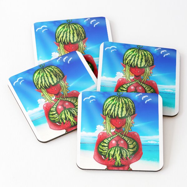 Item preview, Watermelon Waifu Illustration designed and sold by ArtBubba1722.