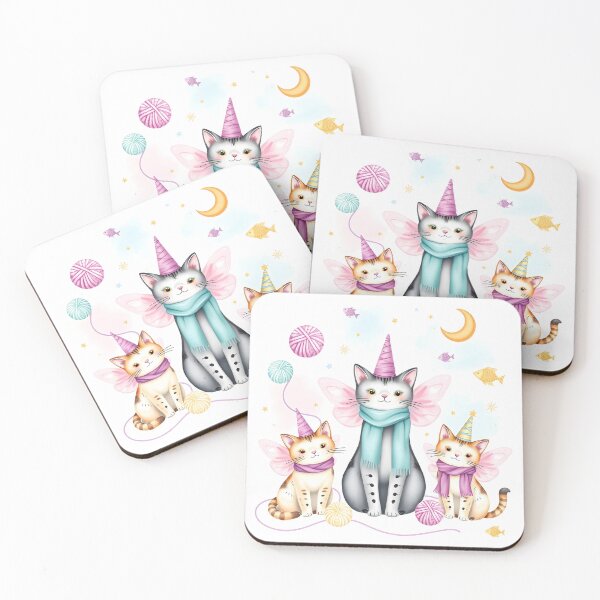 Item preview, Enchanting Cats designed and sold by RelinCreates.