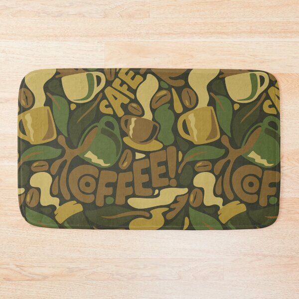 Item preview, Coffee Army Pattern by Tobe Fonseca designed and sold by Tobe Fonseca®.