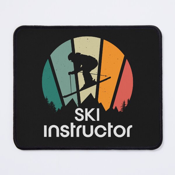 Item preview, Retro Ski Instructor Ski Coach Winter Sports designed and sold by Anniko Art Studio.