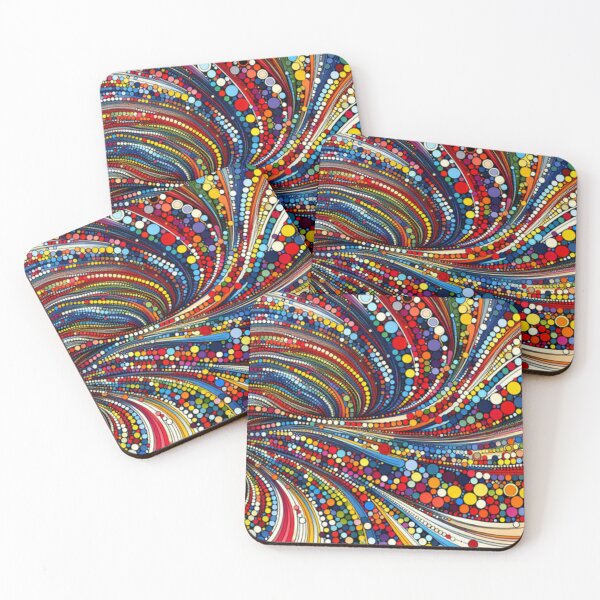 Item preview, rainbow of happy polka dots designed and sold by artbymire.