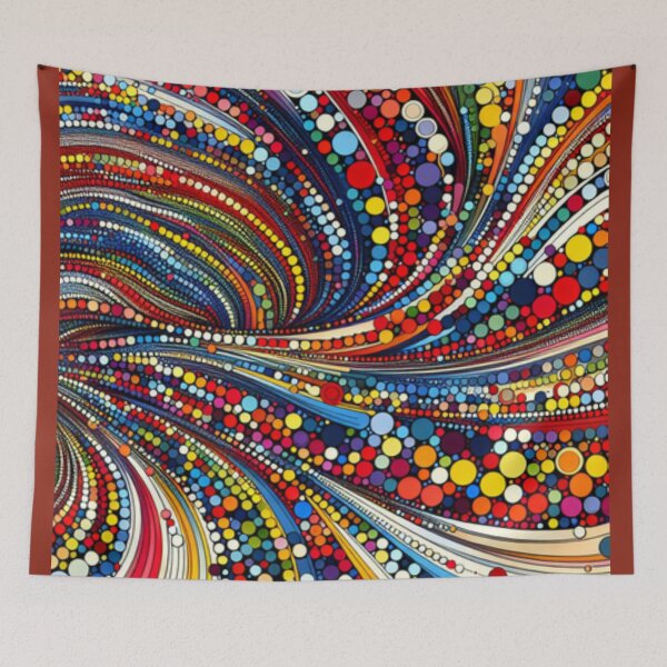 Item preview, rainbow of happy polka dots designed and sold by artbymire.
