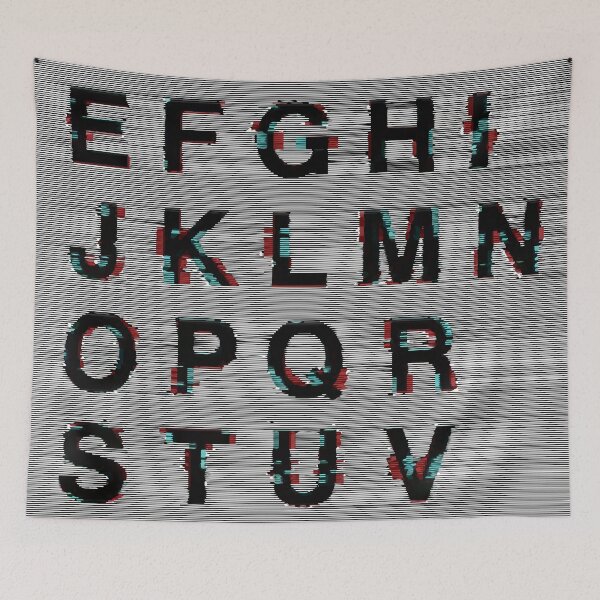 Item preview, glitched alphabet designed and sold by toni87.