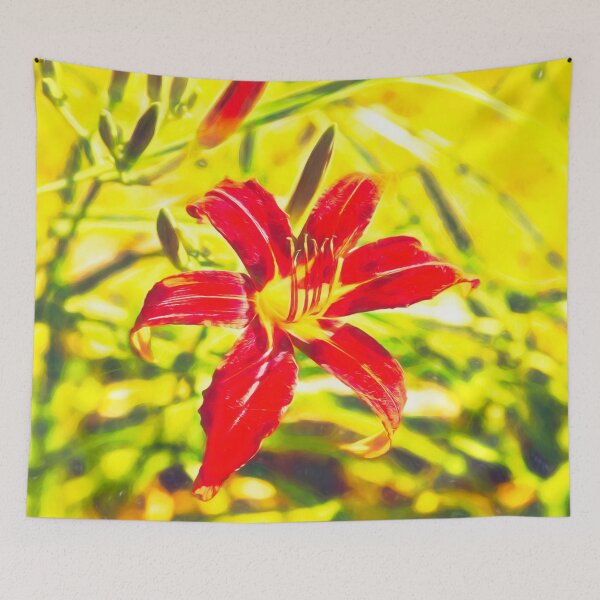 Item preview, Red Lily In Bloom designed and sold by Kay Brewer.